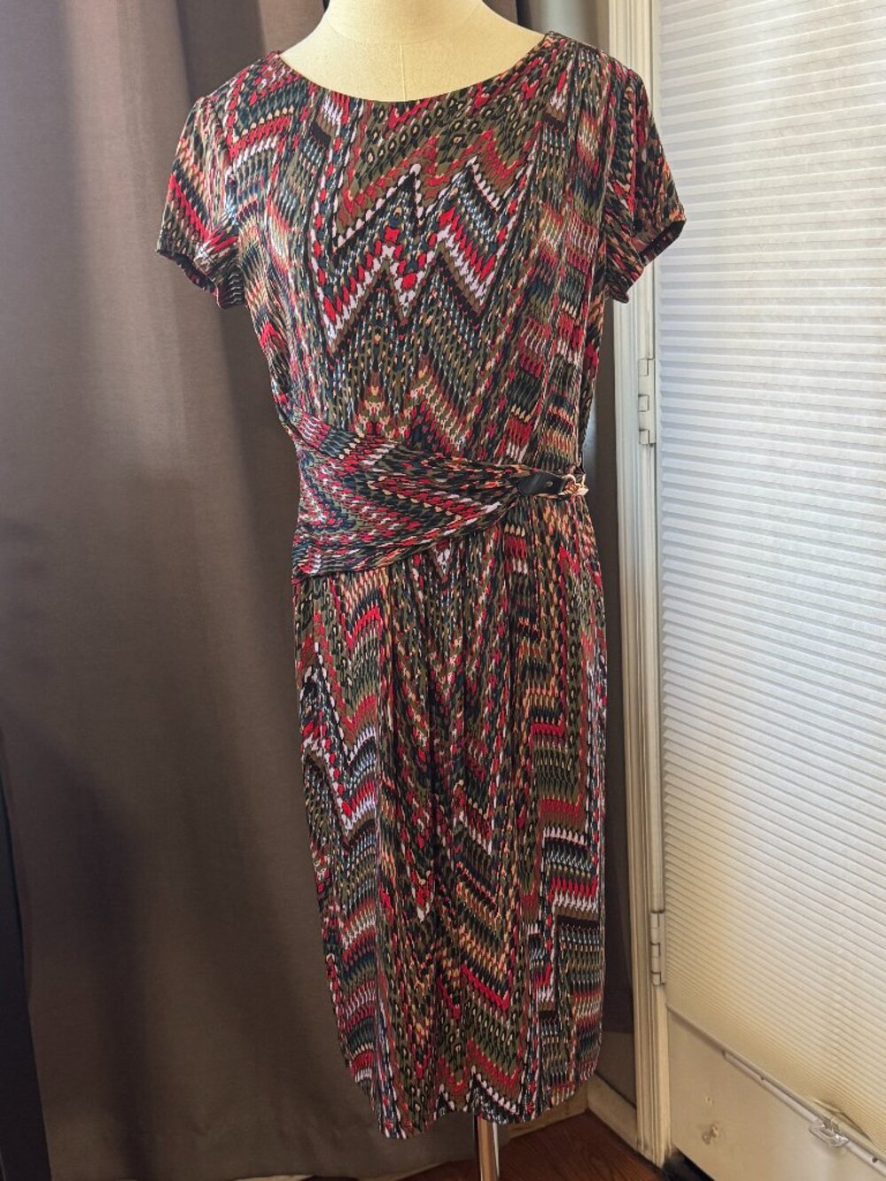 Like New Ellen Tracy Abstract Print Dress
